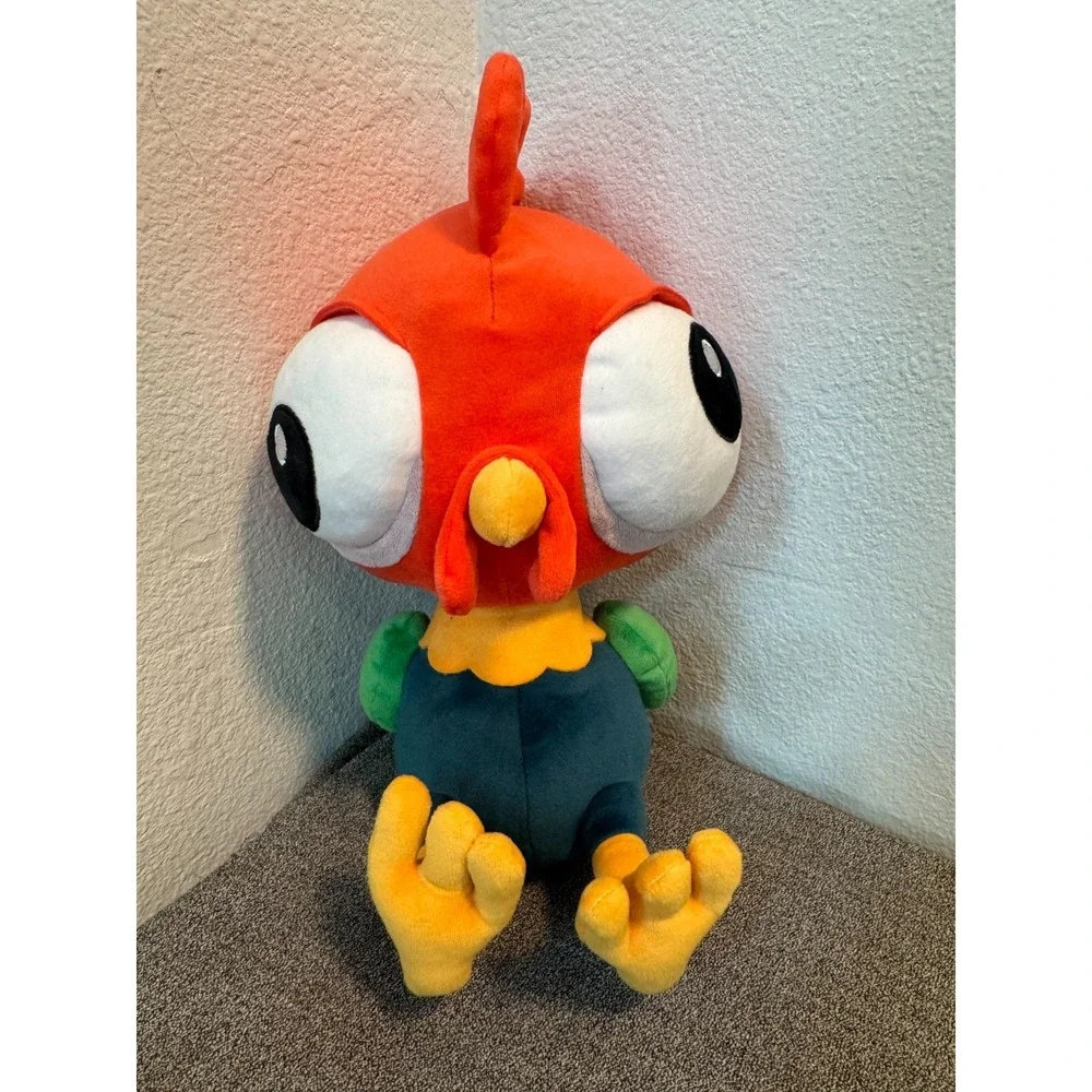 Disney Store Moana Hei Hei Rooster Big Eyes Multicolor Stuffed Plush Toy 12